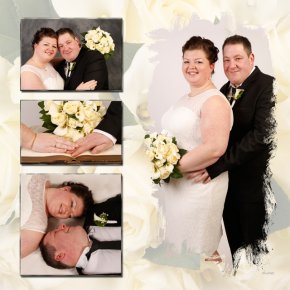 Bryllup Collagebillede Fotograf