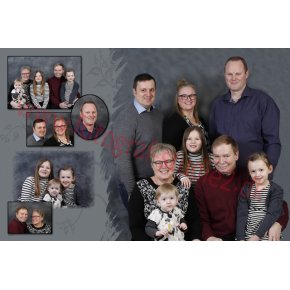 Collagebillede Familie Fotograf