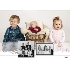 Collagebillede Familie-foto Fotograf