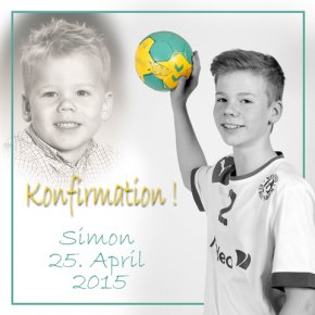 Invitation Konfirmation Fotograf