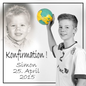 Invitation konfirmation Slagelse
