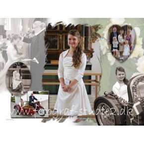 Collagebillede Konfirmation Fotograf Slagelse