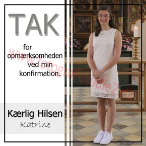 Takkekort Konfirmand Vemmelev